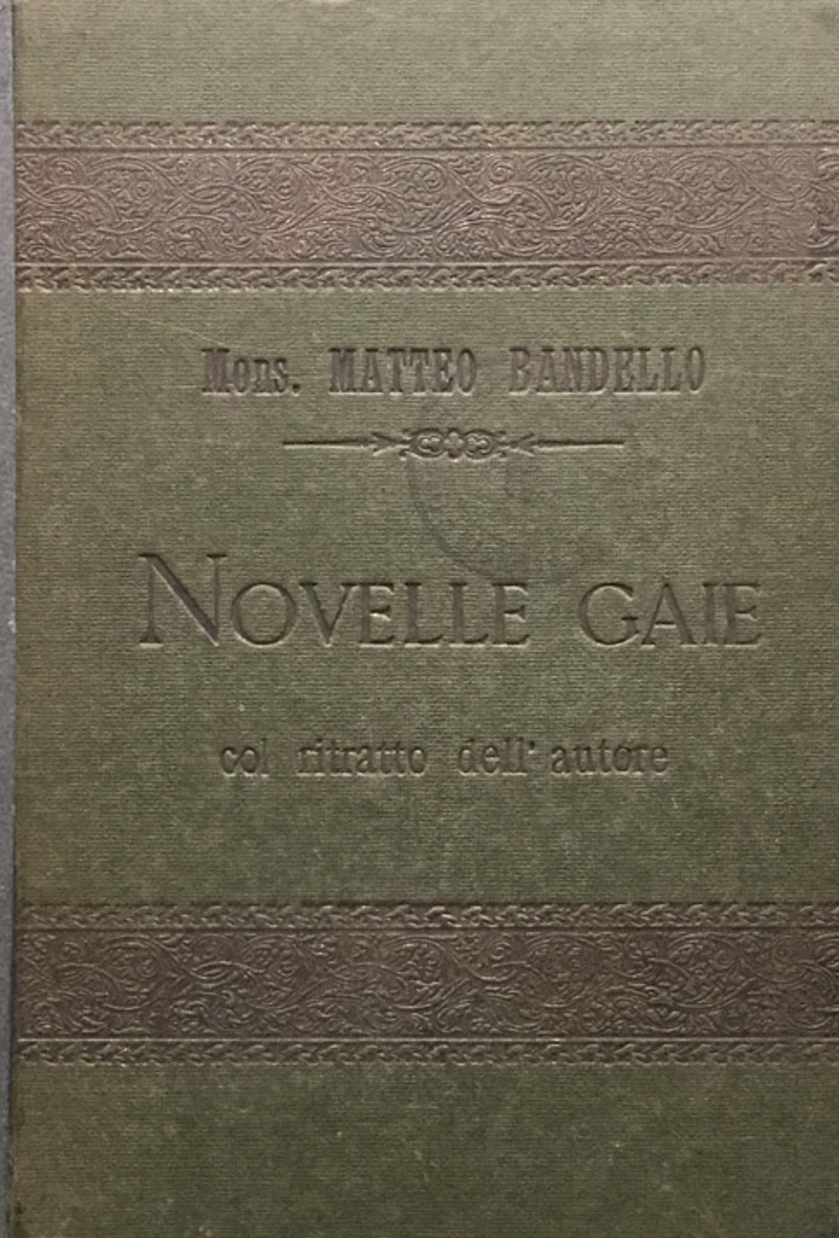 Novelle - BANDELLO Matteo