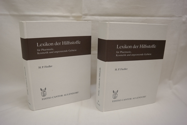 Lexikon der Hilfsstoffe für Pharmazie, Kosmetik und angrenzende Gebiete (2 Bde.). - Fiedler, Herbert P.
