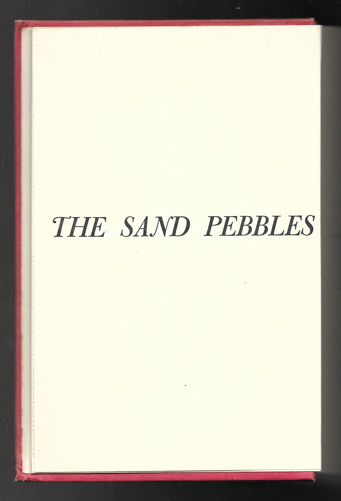 The Sand Pebbles By Mckenna Richard Sergio Trippini
