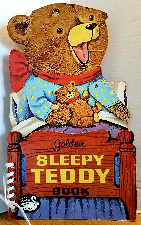 GOLDEN SLEEPY TEDDY BOOK: Very Good Hardcover (1963) First Edition