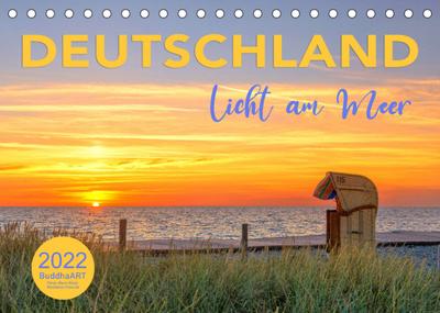 DEUTSCHLAND - Licht am Meer (Tischkalender 2022 DIN A5 quer): Lichtstimmungen an Ostsee und Nordsee (Monatskalender, 14 Seiten )