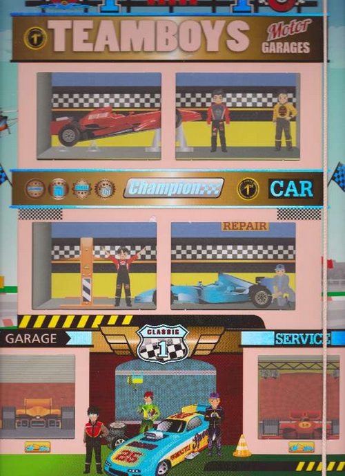 Teamboys motor garages. Edad: 5+. - Todolibro, Equipo