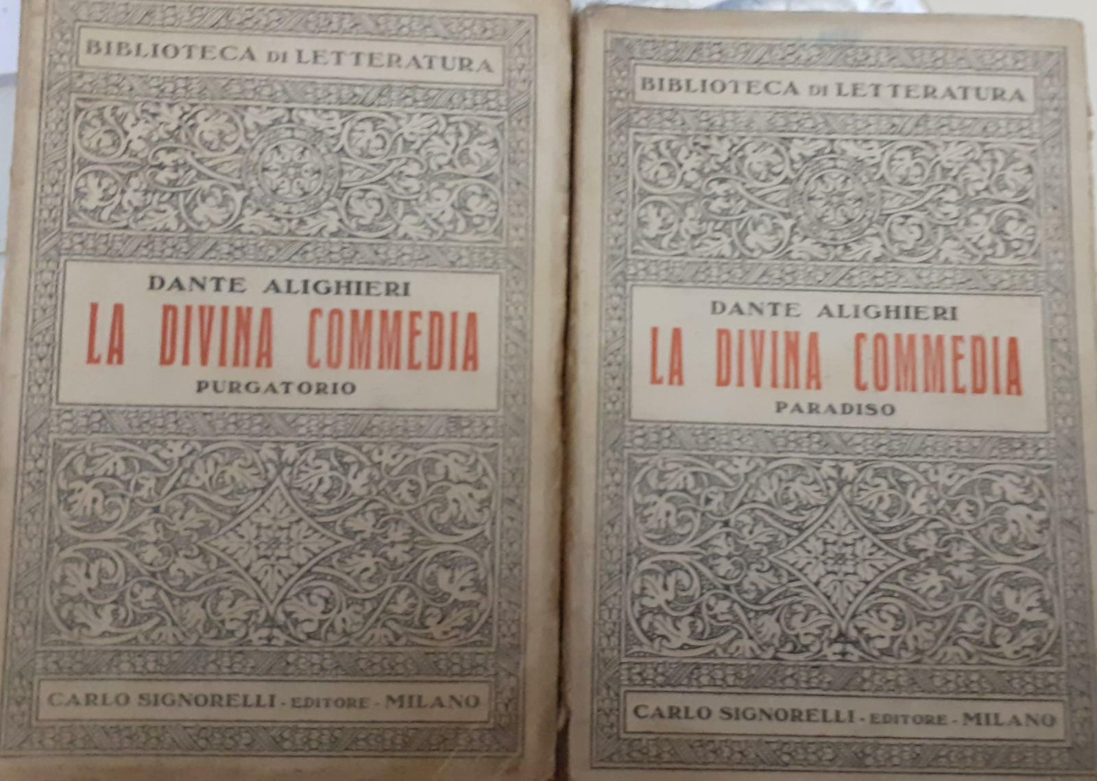 La Divina Commedia . Paradiso . Purgatorio - Dante Alighieri