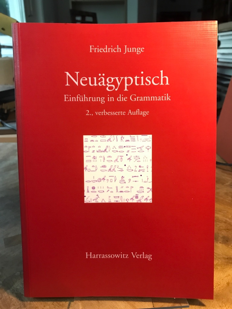 Einführung in die Grammatik des Neuägyptischen. - Junge, Friedrich