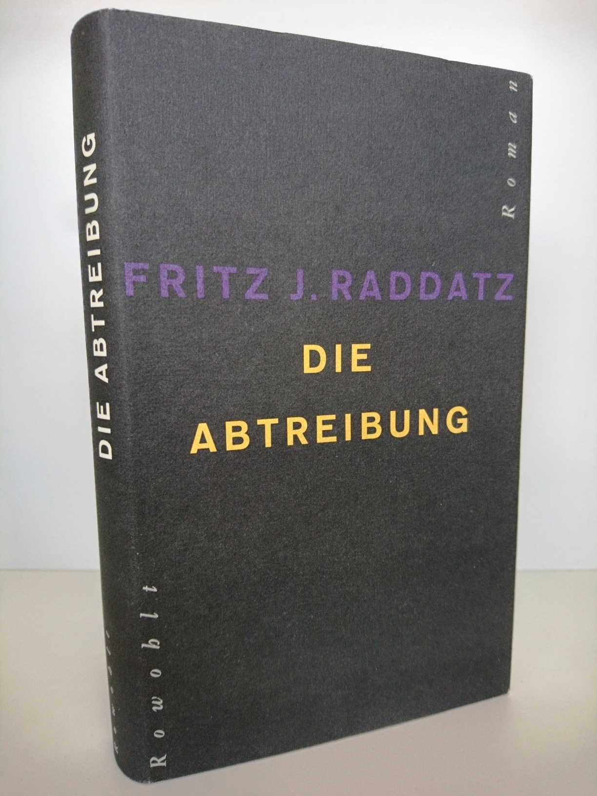 Die Abtreibung Roman - Fritz J. Raddatz