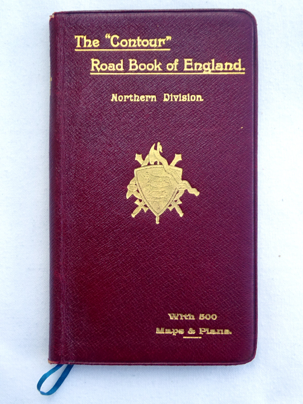 The "Contour" Road Map of England. Northern Division. 1909 India Paper Edition Which Includes Plans of Towns and Maps of Environs of Towns. Inglis, H