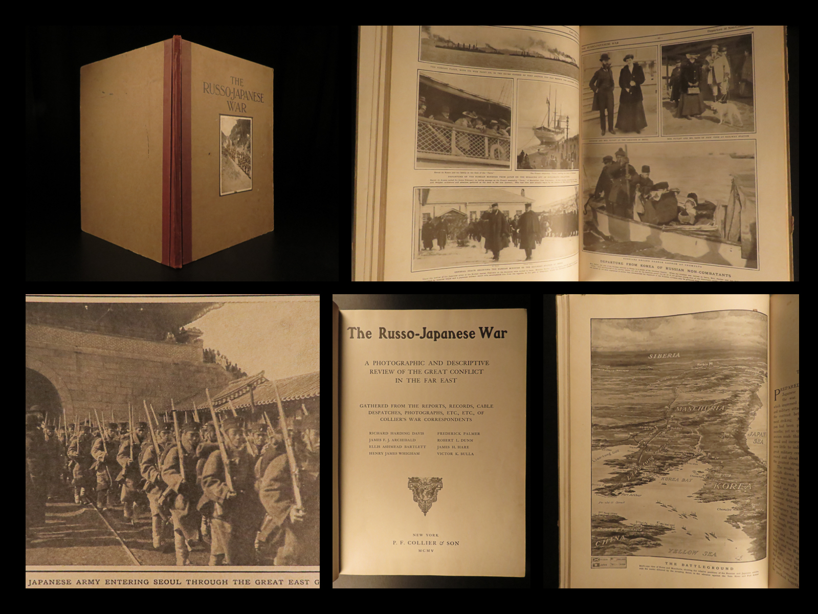 The Russo-Japanese War; a photographic and descriptive review of