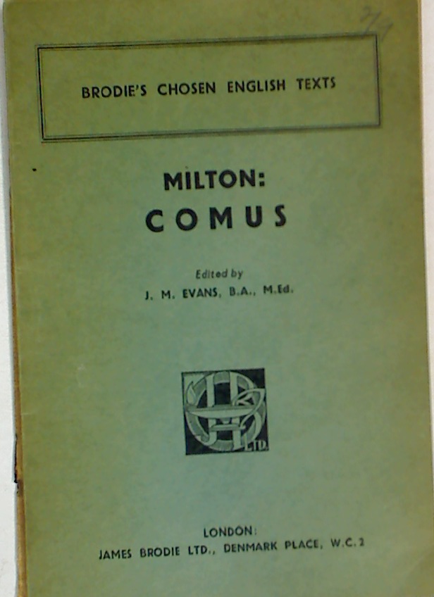 Comus. - Milton, John