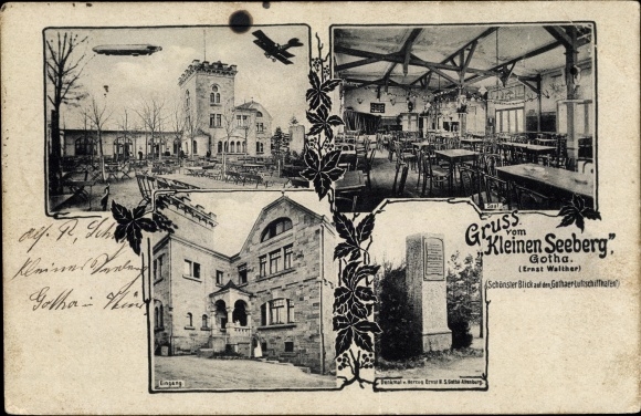 Ansichtskarte / Postkarte Gotha in Thüringen, Gruss vom Kleinen Seeberg