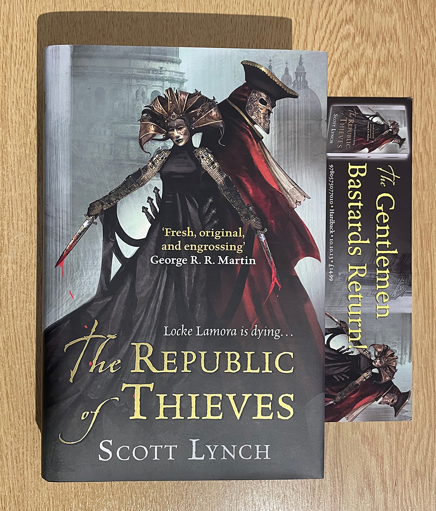 Original The Republic of Thieves Signed and Numbered 105/250) Limited Numbered Editions by Lynch