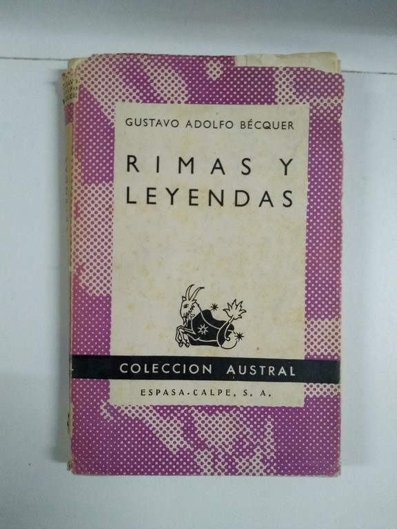 Rimas y leyendas - Gustavo Adolfo Bécquer