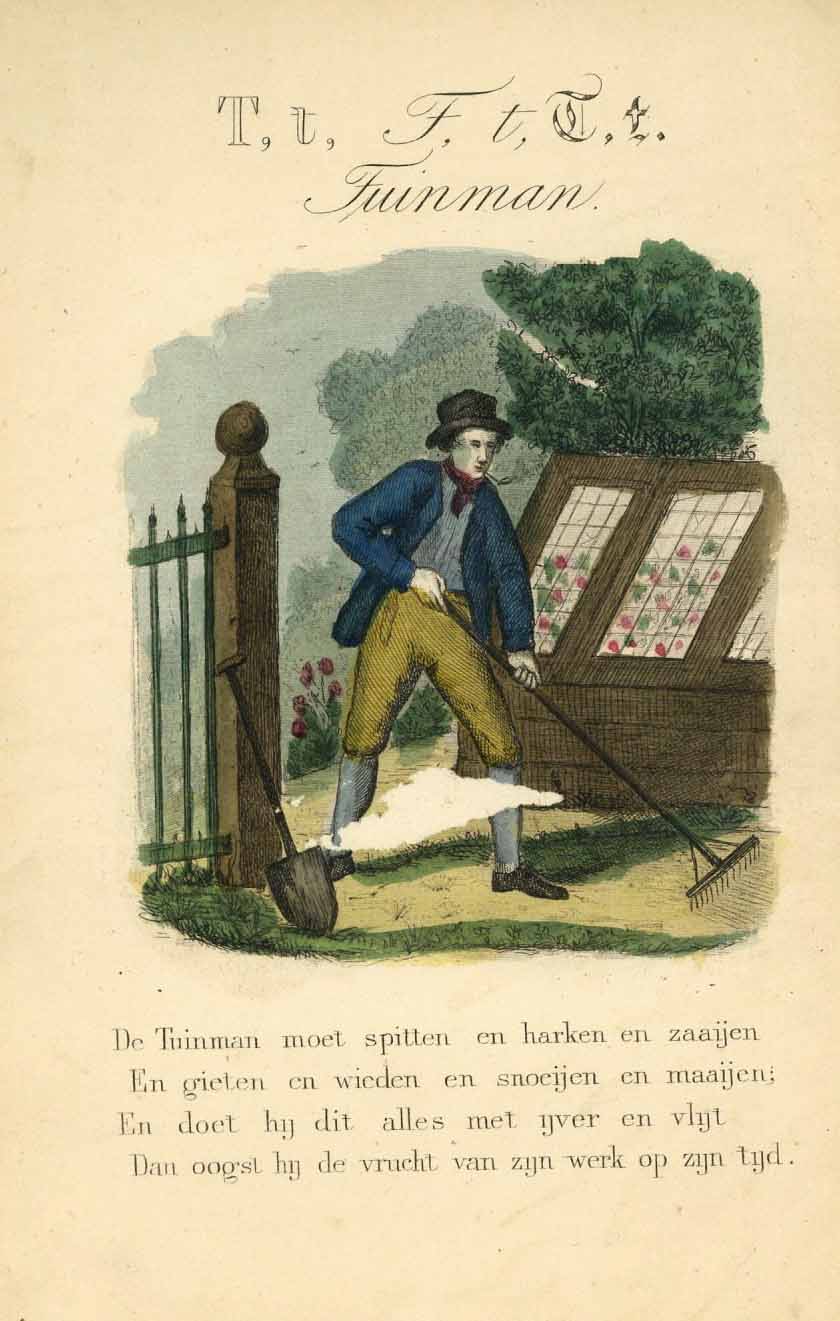 Tuinman'. by GÄRTNER Art / Print / Poster Antiquariat Norbert Haas