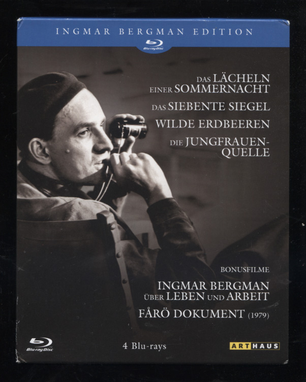 Ingmar Bergman Edition [Blu-ray] DAS LÄCHELN EINER SOMMERNACHT / DAS SIEBENTE SIEGEL/ WILDE ERDBEEREN / DIE JUNGFRAUEN-QUELLE BONUSFILME INGMAR BERGMAN ÜBER LEBEN UND ARBEIT FARÖ DOKUMENT (1979)