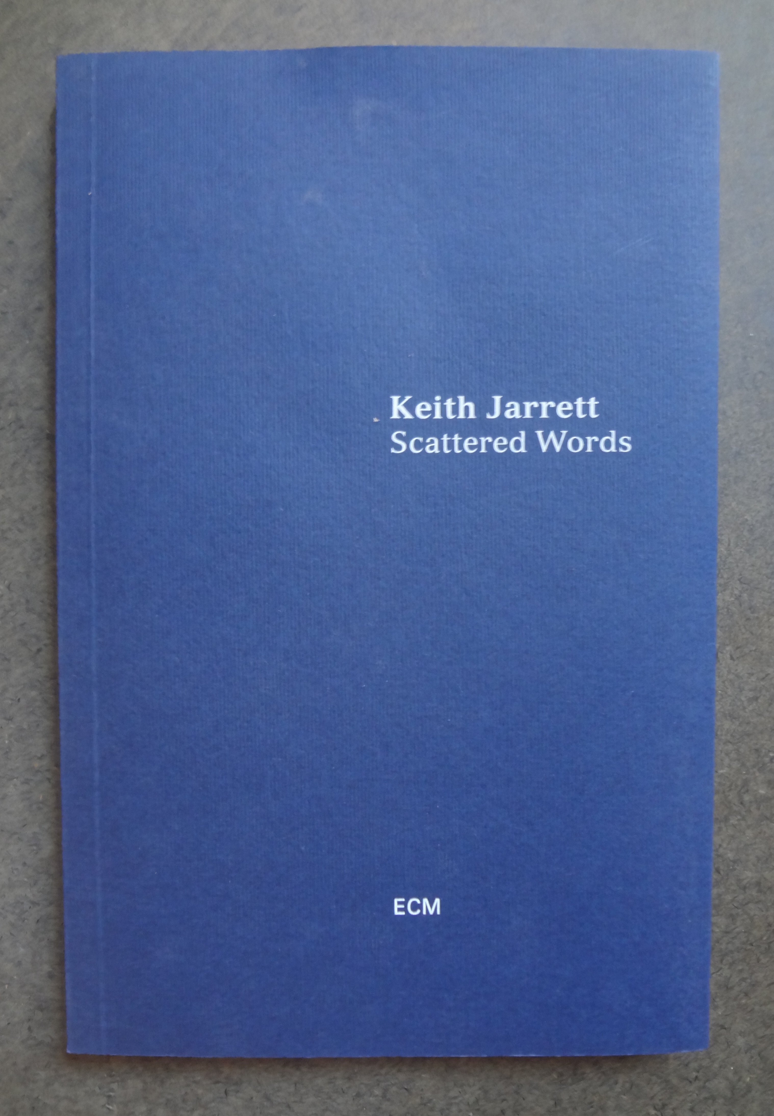 Scattered words - Keith Jarrett