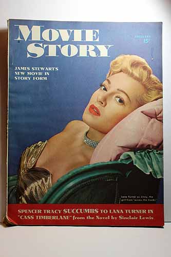Movie Story, February 1948, Cass Timberlane with Lana Turner on Cover Articles: Call Northside, James Stewart; the Idea Husband, Paulette Goddard, Mi