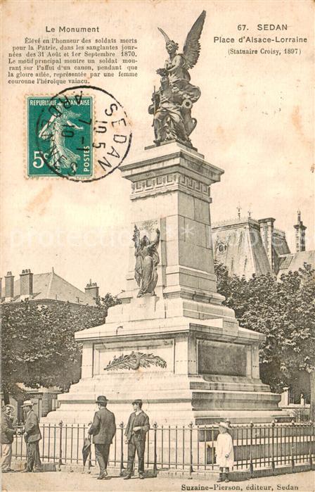 Postkarte Carte Postale Sedan Ardennes Le Monument Place D Alsace Lorraine Sedan Ardennes Manuscript Nbsp Nbsp Paper Nbsp Collectible Versandhandel Boeger Postkarte Carte Postale Sedan Ardennes Le Monument Place D Alsace Lorraine Sedan Ardennes Manuscript Nbsp Nbsp Paper Nbsp Collectible Versandhandel Boeger