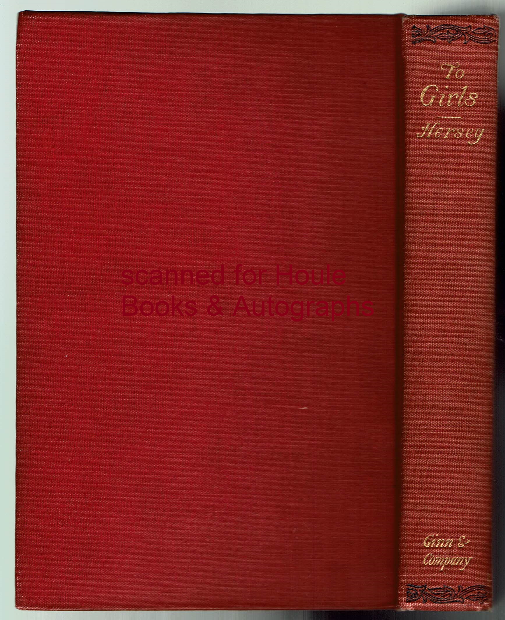 To Girls A Budget of Letters by Hersey, Heloise Edwina Very Good