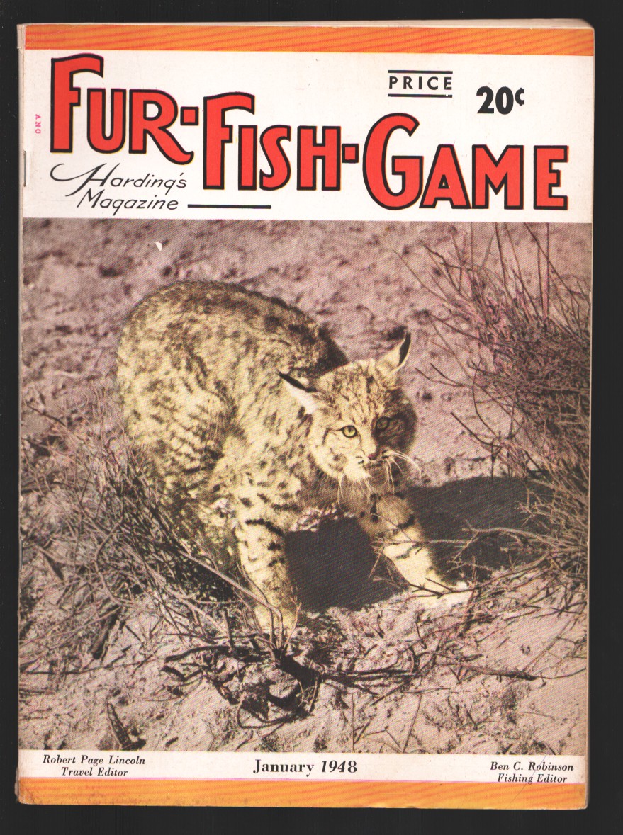 Fur-Fish-Game 1/1948-Harding-Hunting & fishing-Photos-info-ads & more-FN:  (1948) Magazine / Periodical