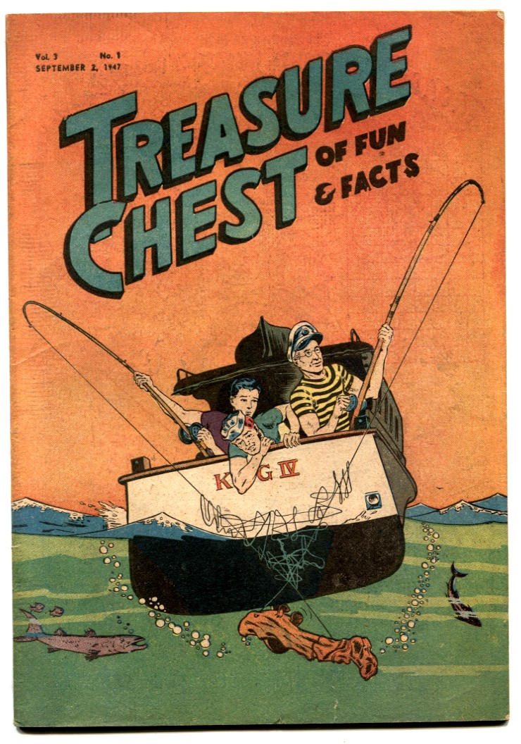 Treasure Chest Vol. 3 1 1947 1st Alice In Wonderland VG (1947) Comic