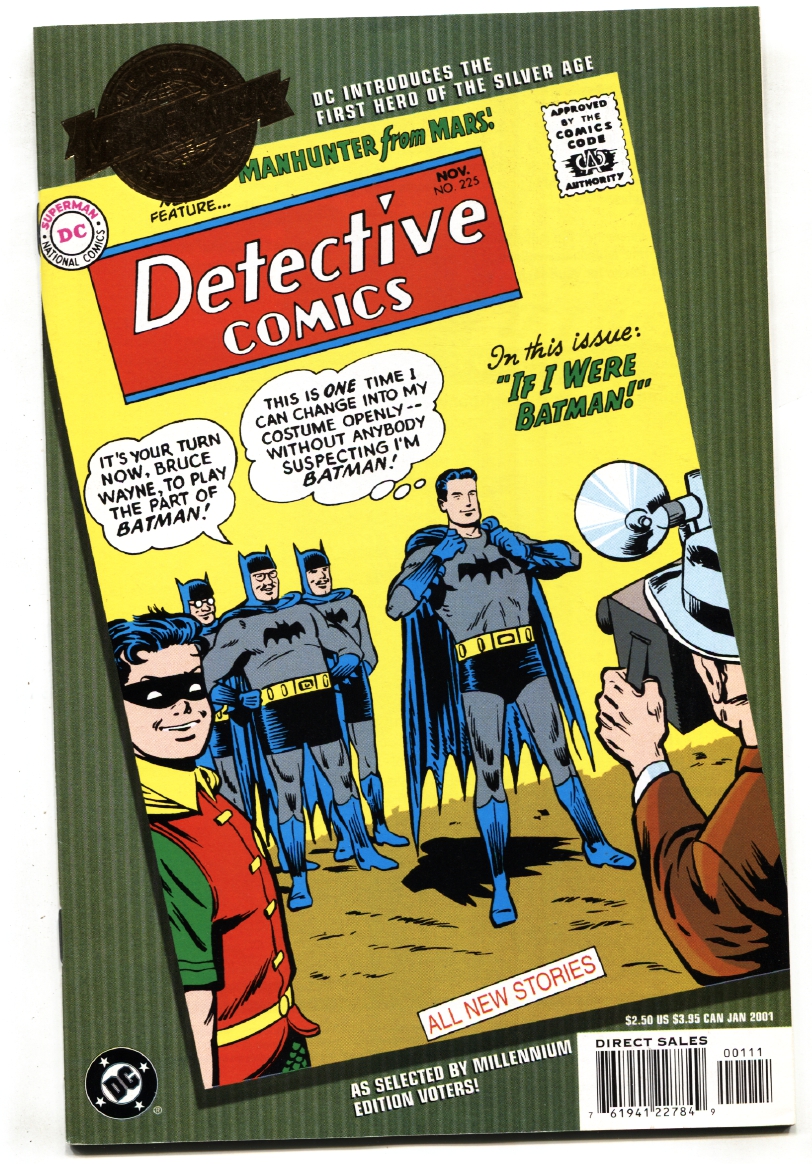 Millennium Edition: Detective Comics #225 comic book BATMAN 1st Martian  Manhunter: (2000) Comic | DTA Collectibles