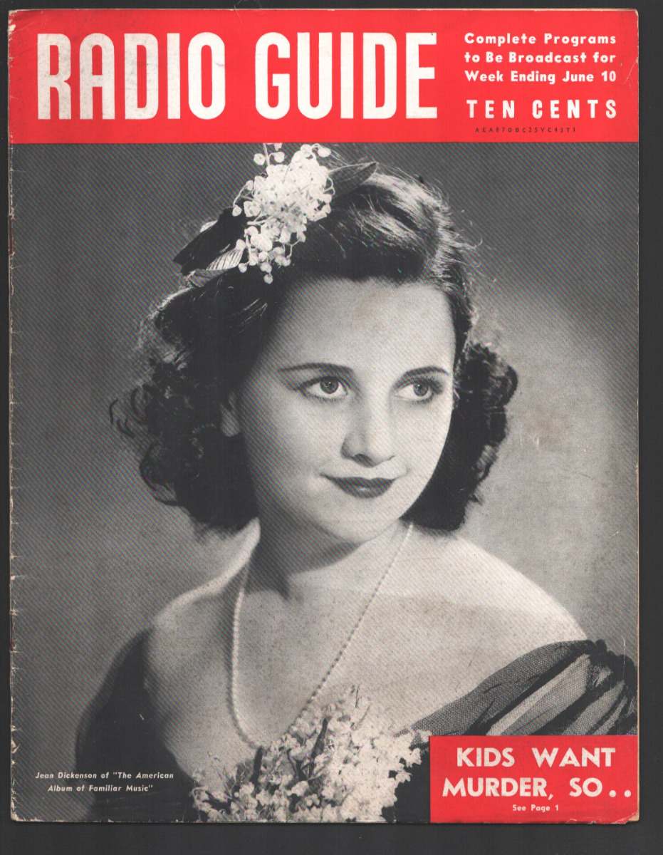 Radio Guide 6/10/1939Children Want MurderViolence in Children's Radio