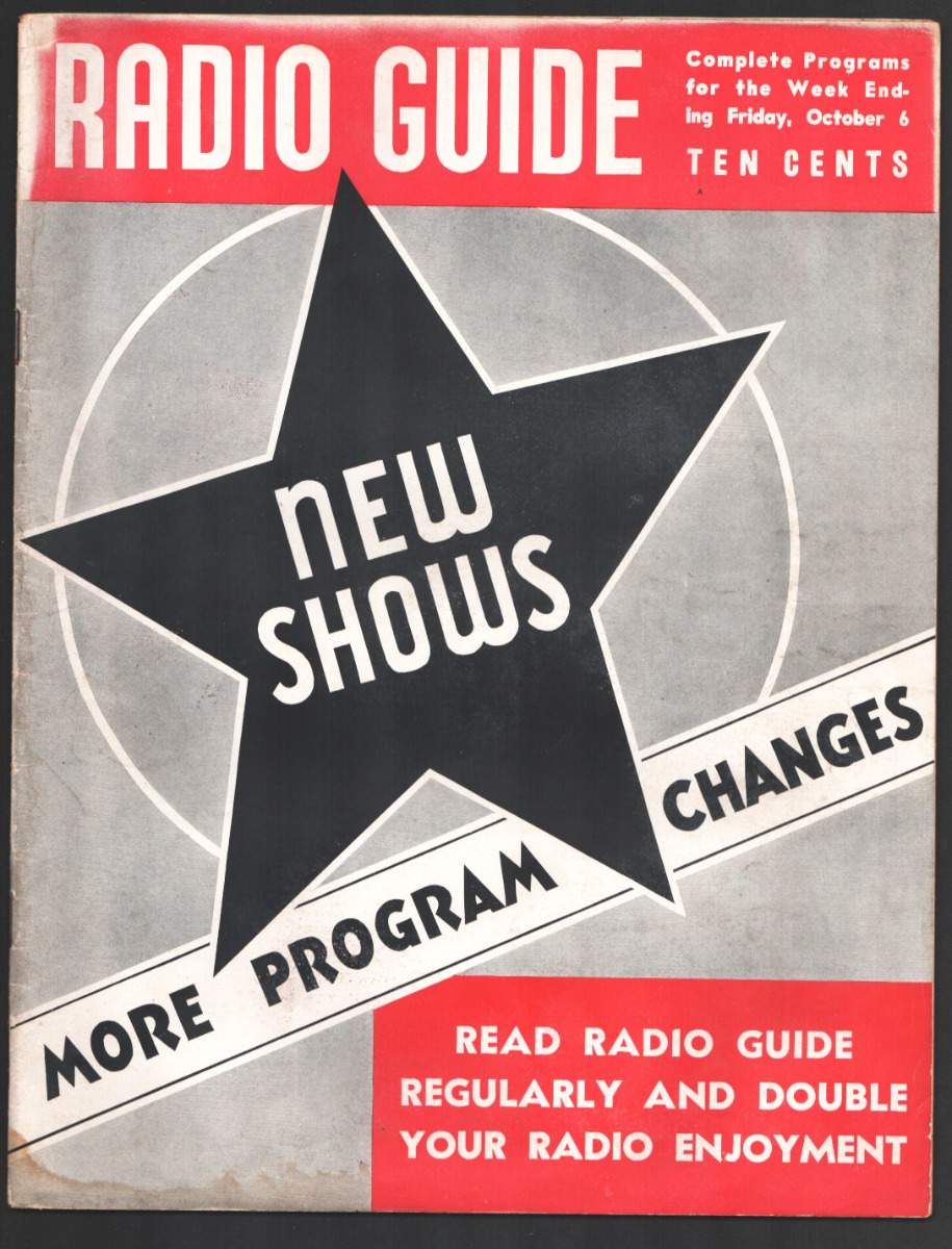 Leopardo Resplandor Pulido Radio Guide 10/6/1939-World Series-Radio Quiz Game-Don Ameche-Sherlock  Holmes -Blondie-VG: (1939) Revista&nbsp;/&nbsp;Publicación | DTA  Collectibles