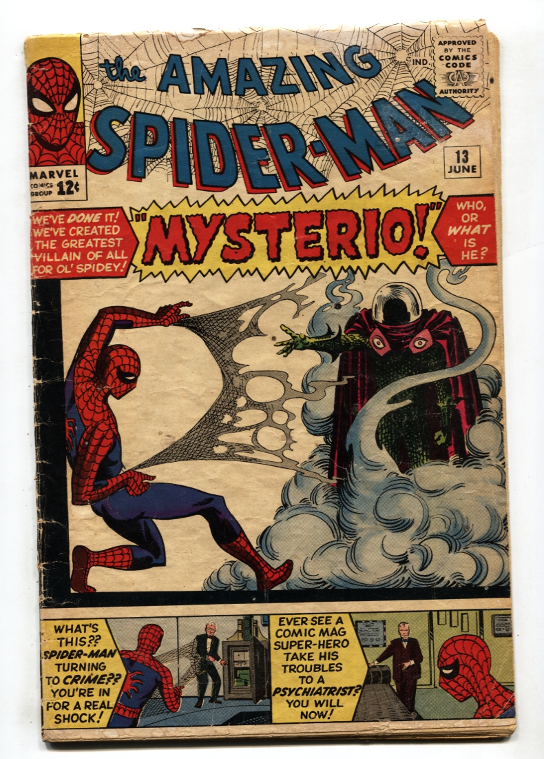 trompeta Autenticación favorito Amazing Spider-Man #13 comic book 1964-Marvel-First Mysterio Steve Ditko  G+: (1964) Comic | DTA Collectibles
