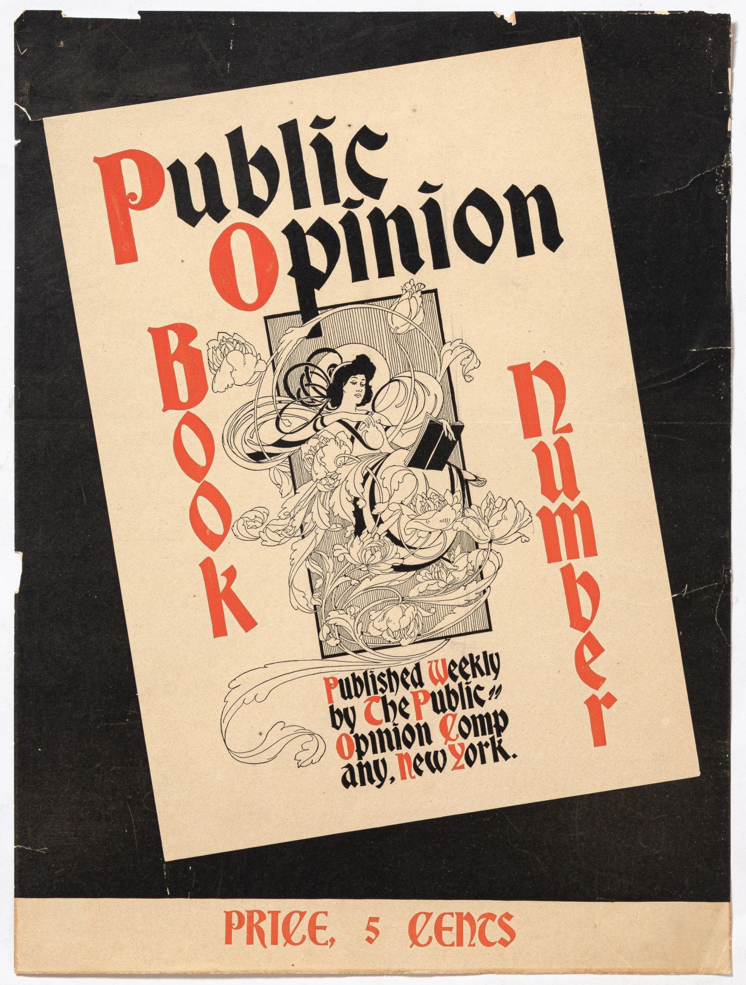 (Magazine broadside): Public Opinion. Book Number [Assez bon]