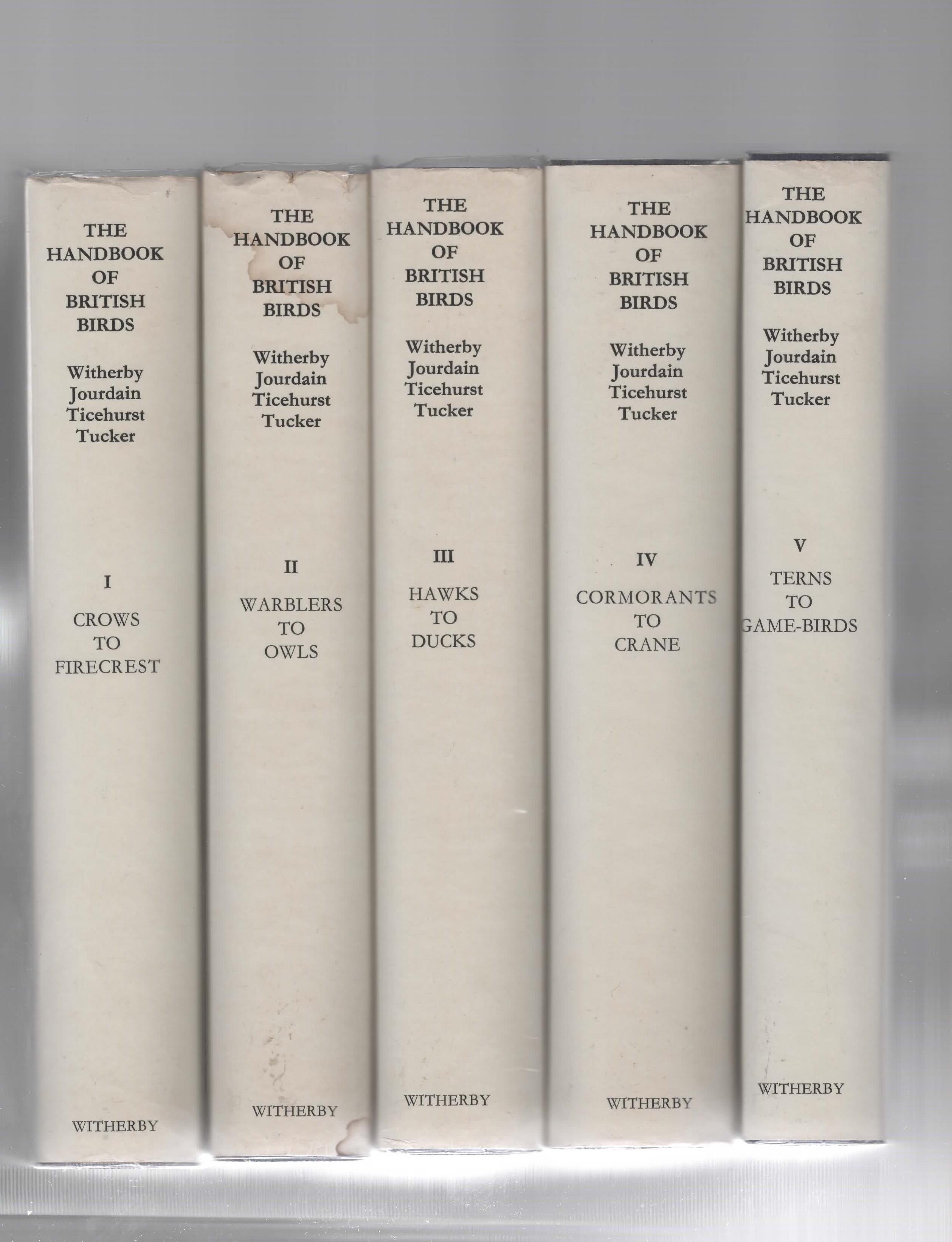 Witherby's Handbook of British Birds Witherby, HF et al [Near Fine] [Hardcover]