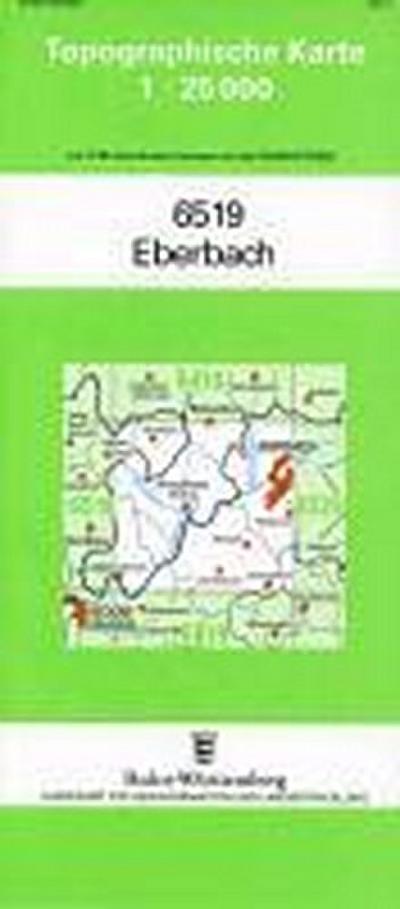 Eberbach am Neckar : Topographische Karte 1:25 000