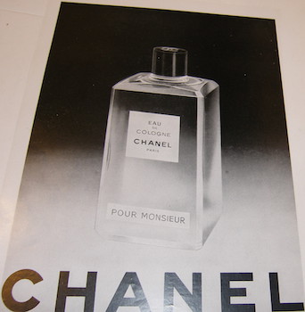 Eau De Cologne Chanel Paris. Pour Monsieur.