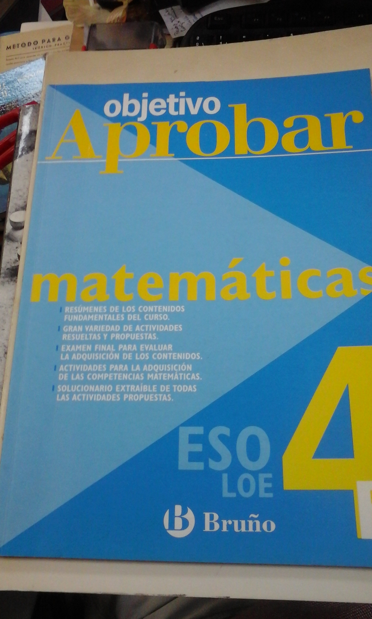 OBJETIVO: APROBAR MATEMÁTICAS 4º ESO (Madrid, 2008)) - José Ángel Fernández-Cano López/ Fernando Arce