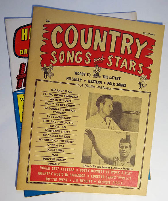 Two Vintage Country Music Fan Magazines: Country Songs and Stars Vol ...