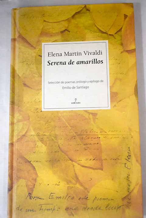 Serena de amarillos - Martín Vivaldi, Elena