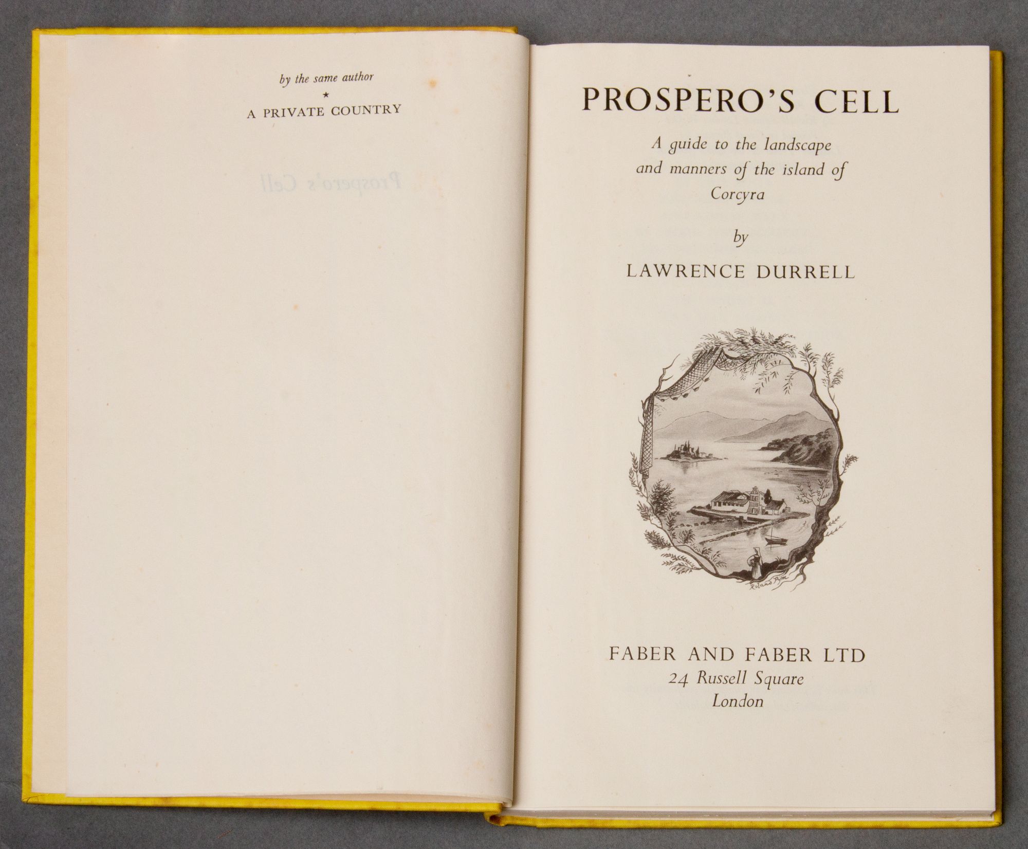 Greek Travel] [Corfu] Prospero's Cell. A guide to the landscape and