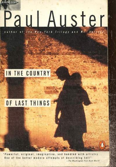 In the country of last things - Auster Paul