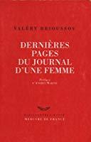 Dernières Pages Du Journal D'une Femme - Brioussov,valéry