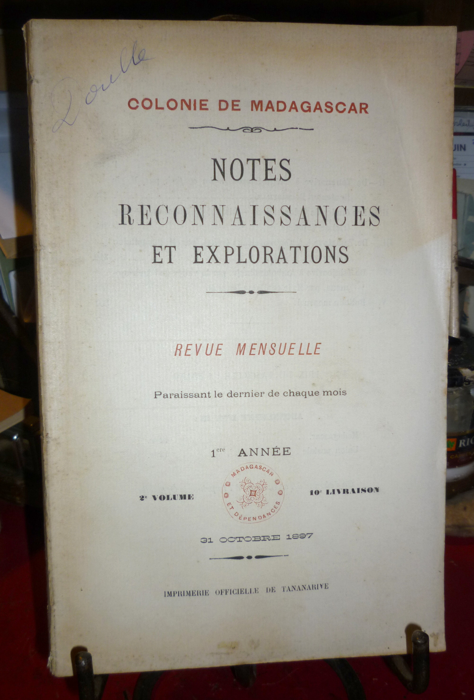 COLONIE DE MADAGASCAR - NOTES | Barnebys