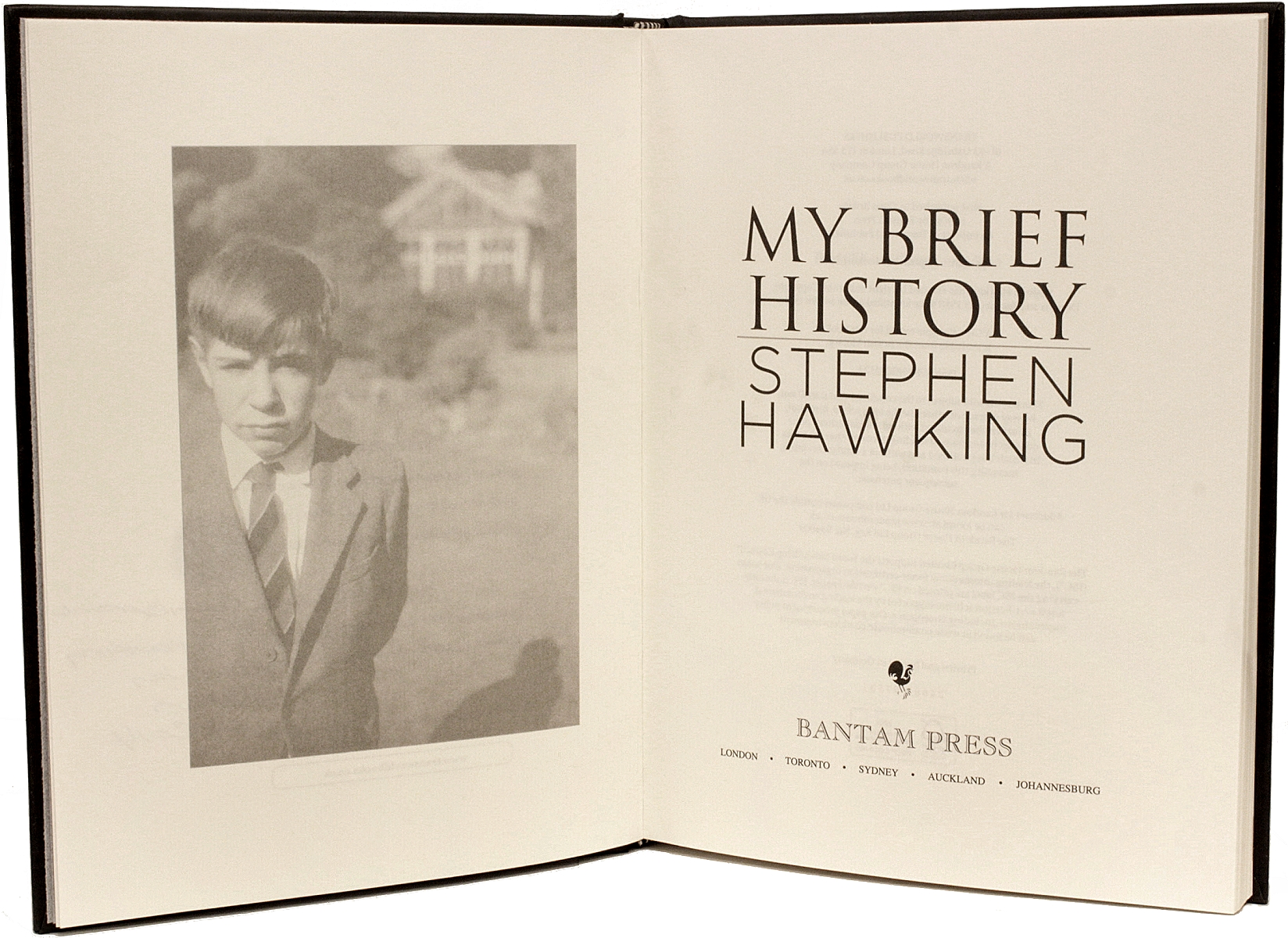 Memoir.　Author(s)　A　Galleries　(2013)　History.　My　HAWKING,　Fine　DD　Edition,　by　Stephen:　Hardcover　Signed　1st　ABAA　Brief　by