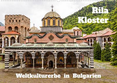 Rila Kloster - Weltkulturerbe in Bulgarien (Wandkalender 2022 DIN A2 quer) : Kulturelles Kleinod im Rila-Gebirge (Monatskalender, 14 Seiten ) - Georg Berg