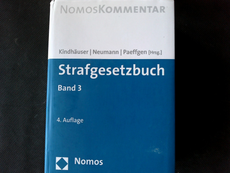 Strafgesetzbuch, Bd. 3. - Kindhäuser, Urs,