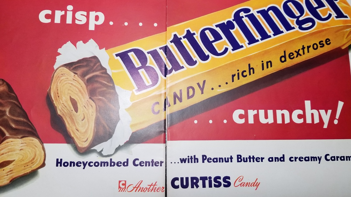 Advertisement for Curtiss Butterfinger (DoublePage)