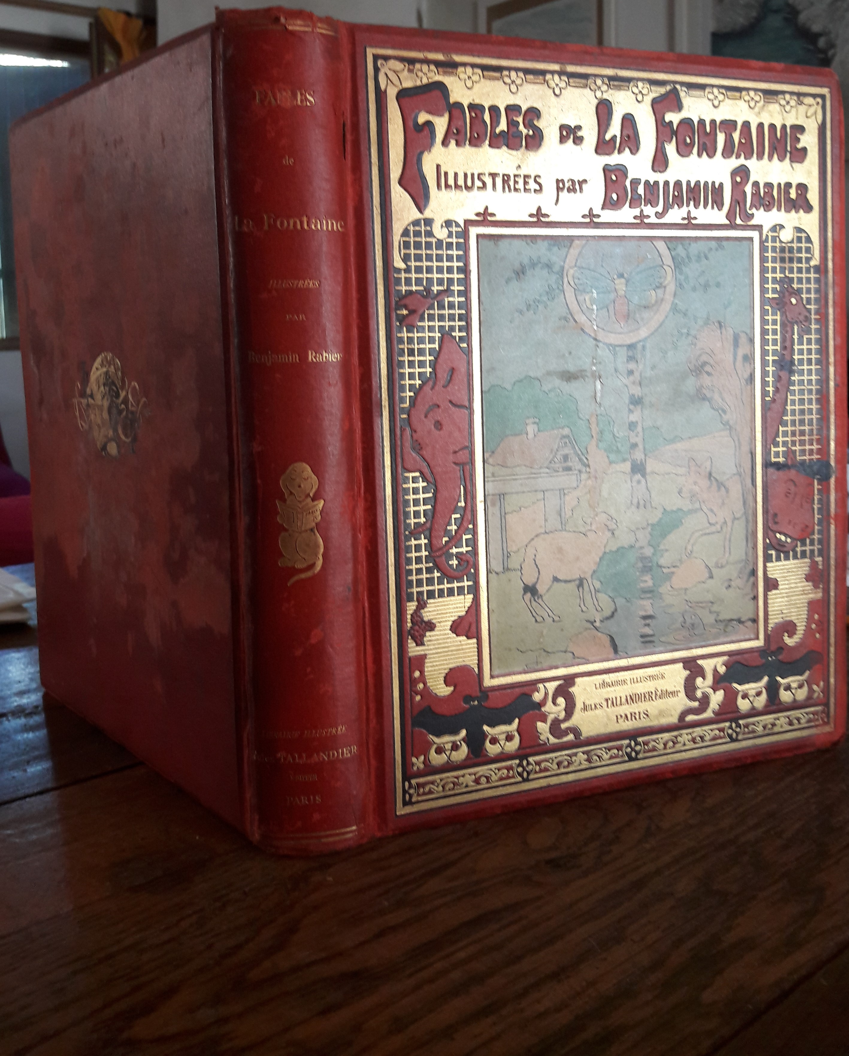 Fables de La Fontaine illustrées par Benjamin Rabier. par LA FONTAINE ...