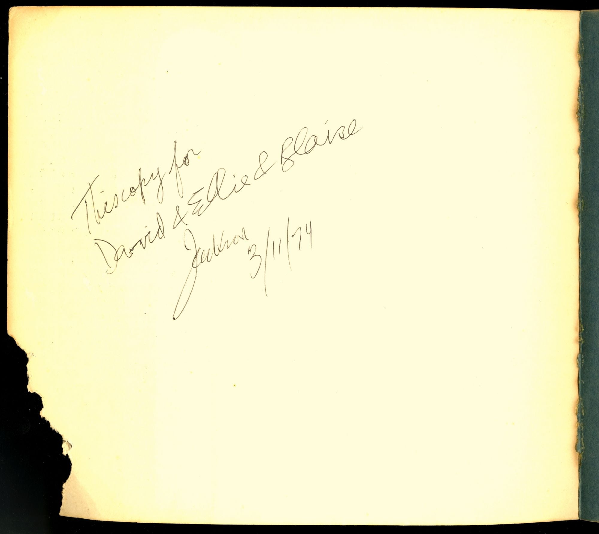 An anthology. Second edition, 1970. Inscribed to the Antins by Young