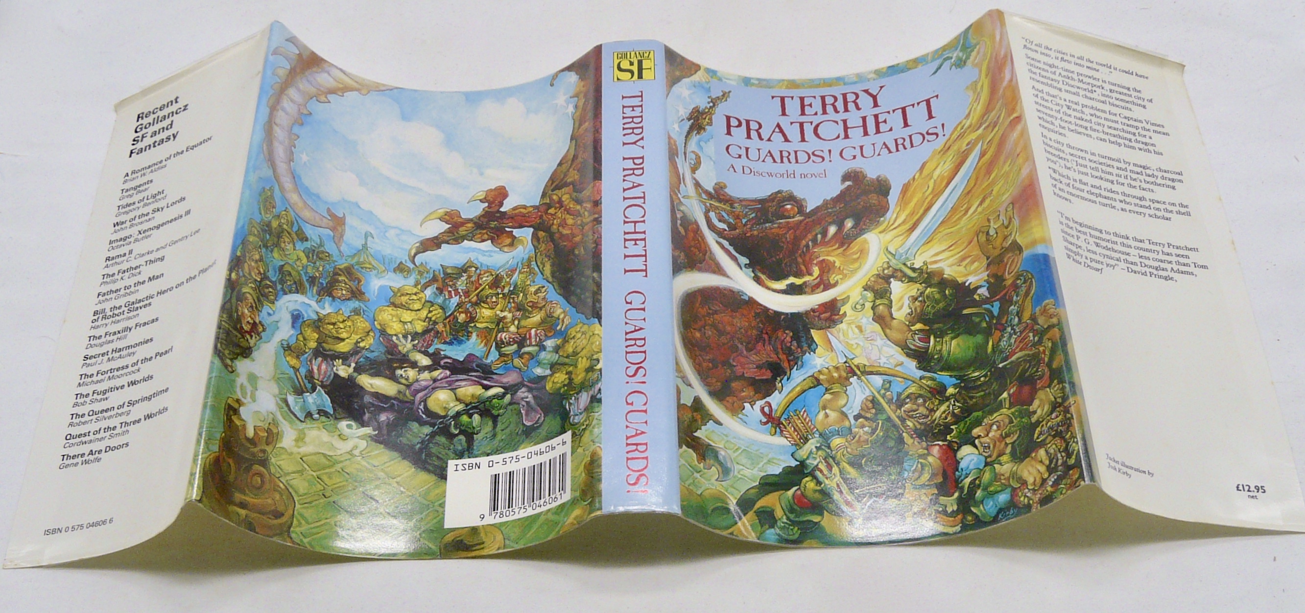 Guards! Guards! **Signed** by Terry Pratchett Fine Hardcover (1989