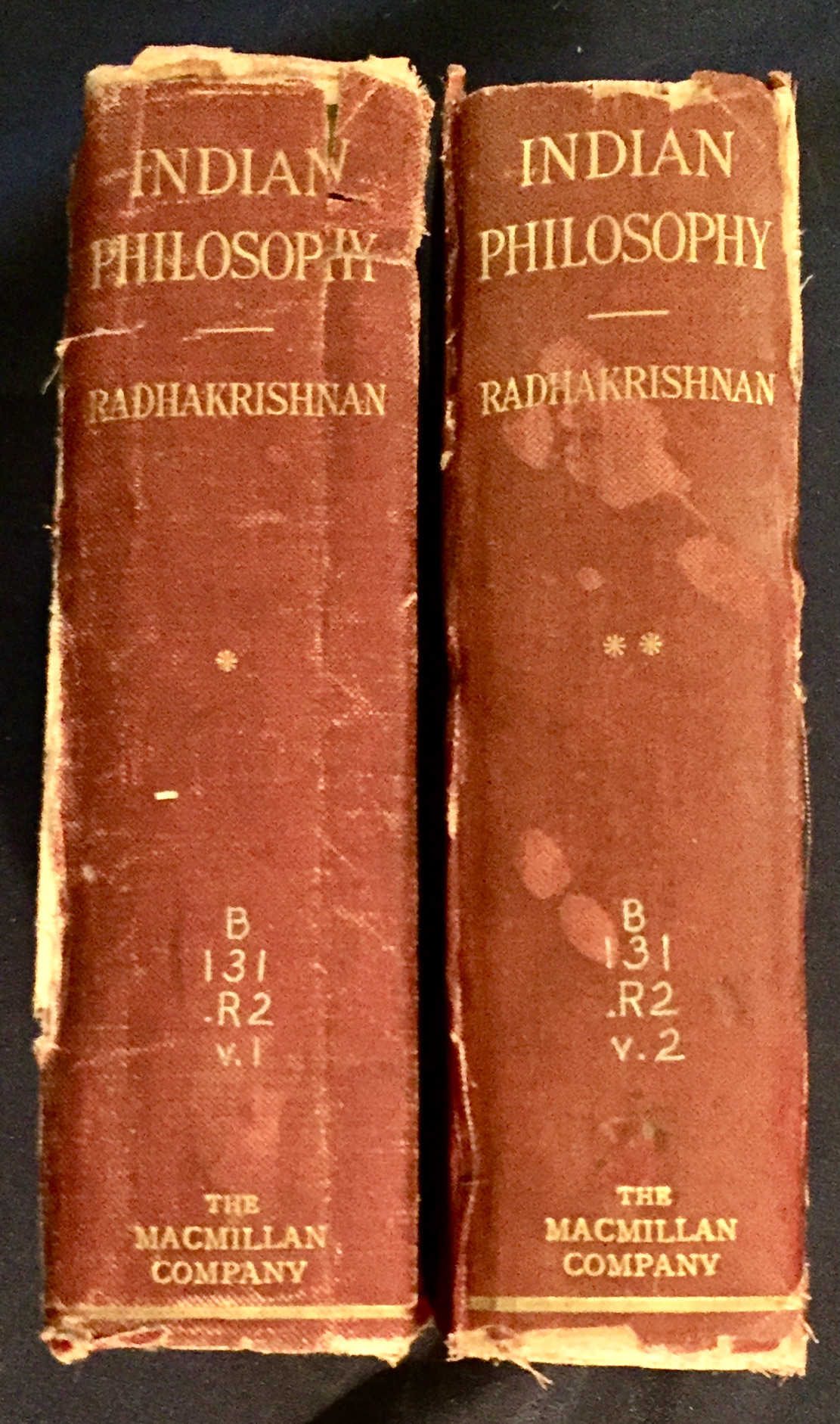 INDIAN PHILOSOPHY; By S. Radhakrishnan by Radhakrishnan, S.: Acceptable Cloth (1927) Muirhead Library of Philosophy. | Borg Antiquarian INDIAN PHILOSOPHY; By S. Radhakrishnan by Radhakrishnan, S.: Acceptable Cloth (1927) Muirhead Library of Philosophy. | Borg Antiquarian
