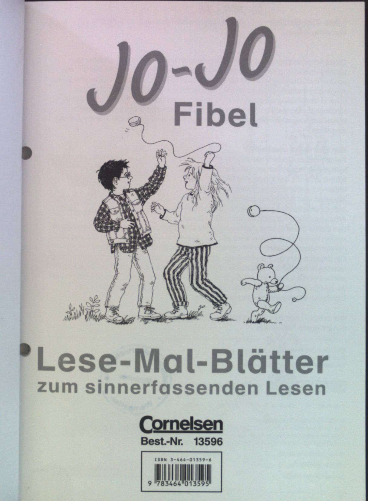 Jo-Jo; Teil: Fibel Lese-Mal-Blätter zum sinnerfassenden Lesen - Metze, Wilfried