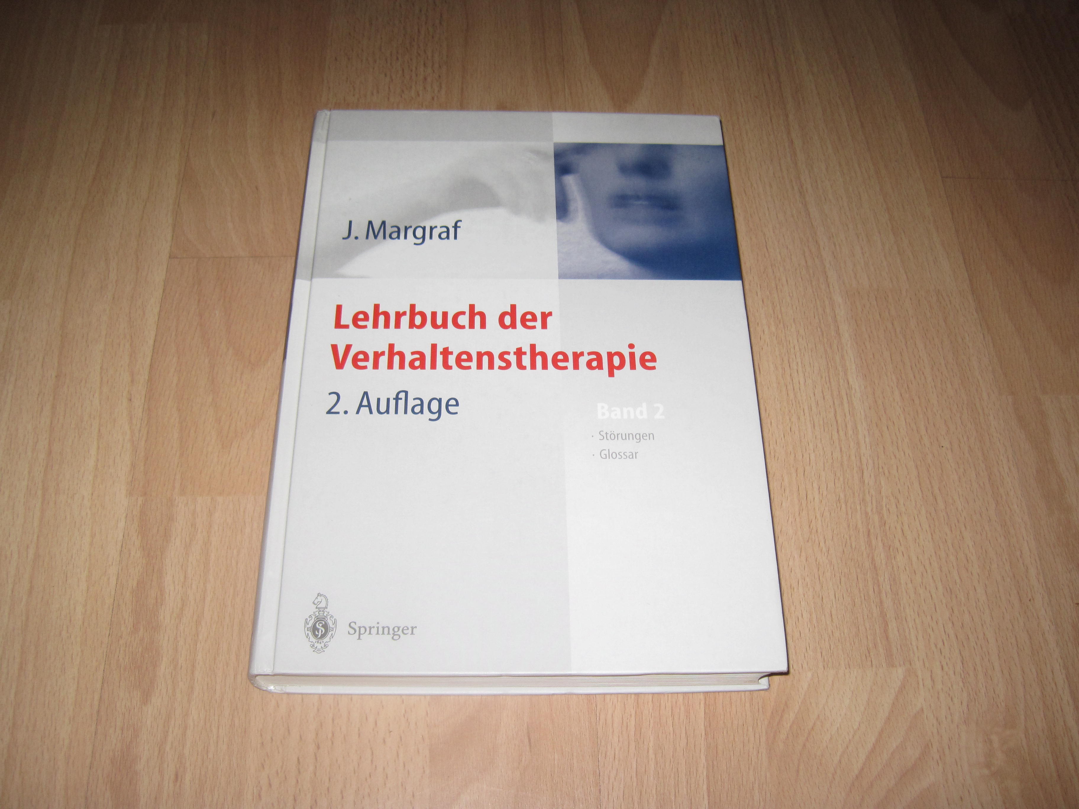 Jürgen Margraf, Lehrbuch der Verhaltenstherapie Band 2 - Jacobi, F.