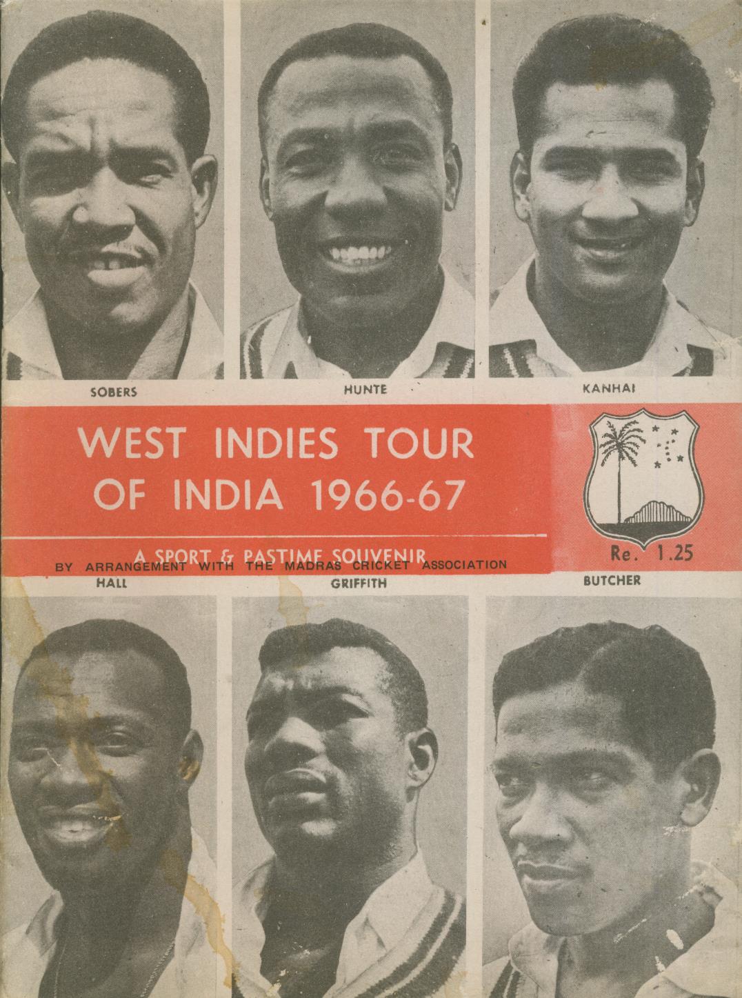 west indies tour 1967 68