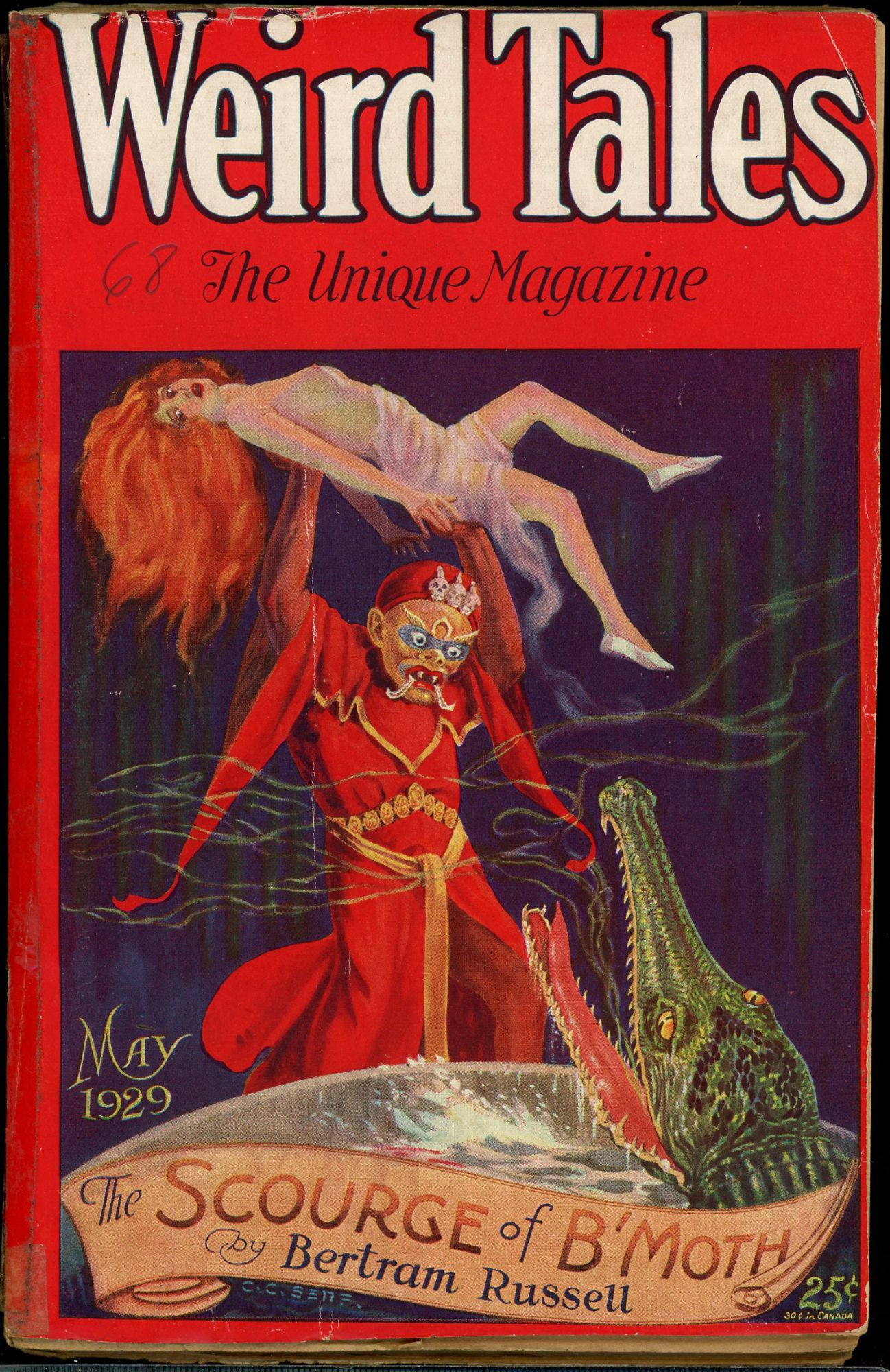 WEIRD TALES by WEIRD TALES. May 1929. (Volume 13, No. 5 WEIRD TALES by WEIRD TALES. May 1929. (Volume 13, No. 5